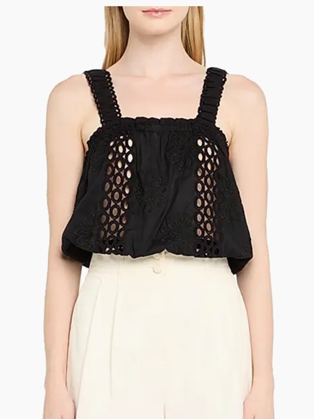 Ramy Brook Misha Embroidered Coverup Top